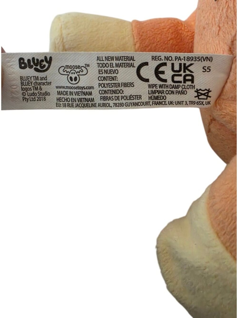 Bluey Talking Bingo Plush 12" Moose Toys Interactive Sound Effects Stuffed Anima - Picture 7 of 10